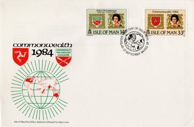 ISLE OF MAN- Konferencja parlamentarna Commonwealth,2zn., FDC# 1984