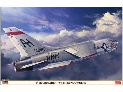Samolot Chance Vought F-8E Crusader model 07524 Hasegawa