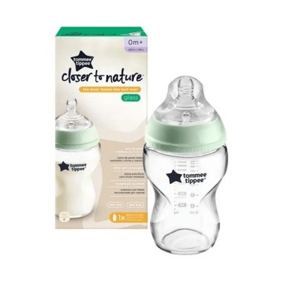 TOMMEE TIPPEE Butelka szklana antykolkowa 250 ml