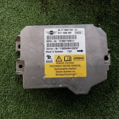 Mini cooper r56 модуль блок управления подушка безопасности 9807169 фото №1