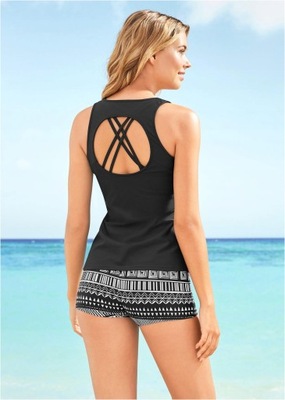 KOMPLET TANKINI CZARNY 2CZ. Bonprix _ZT 44