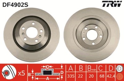 DISCO DE FRENADO DF4902S  