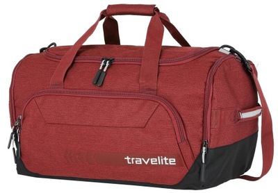 Lekka torba podróżna M bagaż podręczny Travelite Kick-Off 45L czerwona