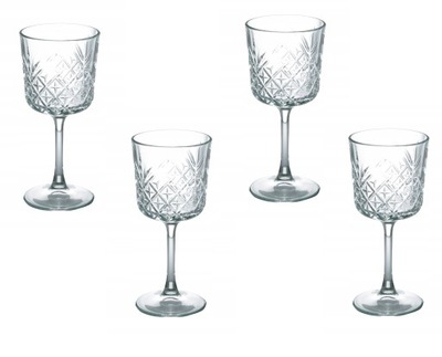 PASABAHCE 4 KIELISZKI TIMELESS DO WINA 330ML