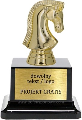 statuetka szachy konik 12cm + grawerka GRATIS