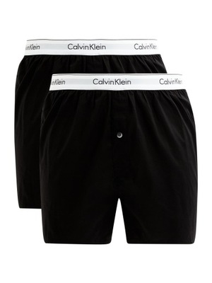 CALVIN KLEIN WOVEN 2 PACK BOKSERKI LUŹNE NB1396A 001 XL