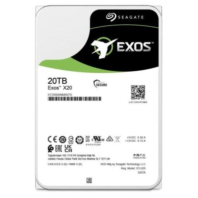 Seagate Enterprise ST20000NM007D dysk twardy 3.5" 20000 GB Serial ATA