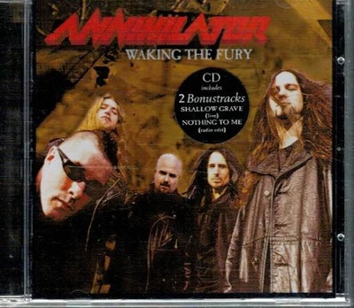 ANNIHILATOR - Waking the Fury CD, 1 wydanie 2002, bonusy