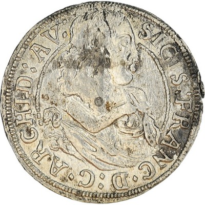 Moneta, Austria, Sigismund Franz, 3 Kreuzer, 1663,