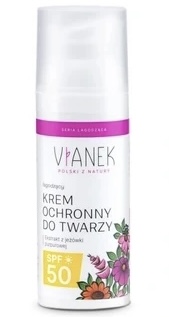 VIANEK Łagodzący Krem Ochronny do Twarzy UV SPF 50 na Dzień