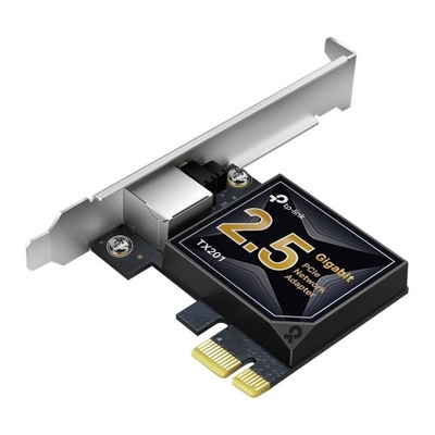 Karta sieciowa TP-LINK TX201 PCI Express 2,5Gb/s Low Profile QoS RJ45 LAN