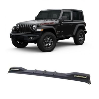 Jeep wrangler jk 2007-2018 передний спойлер с освещением led na пульта фото №1