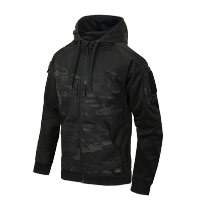 BLUZA ROGUE HOODIE FULLZIP CZARNY MulticamBlack L