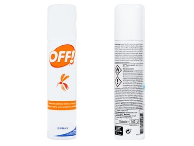 OFF! PROTECT SPRAY NA KOMARY I KLESZCZE 8H 100ML