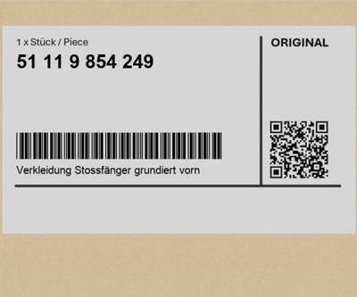 Набор aero. передний performance, грунт. bmw 4 g22 coupé g23 convertible фото №1