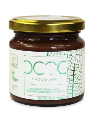 KREM ORZECHOWY Z DELIKATNĄ NUTĄ CZEKOLADY BIO 200 g - COCOA (OCTO)