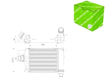 Valeo интеркулер радиатор воздуха valeo 818609 dacia duster фото №1