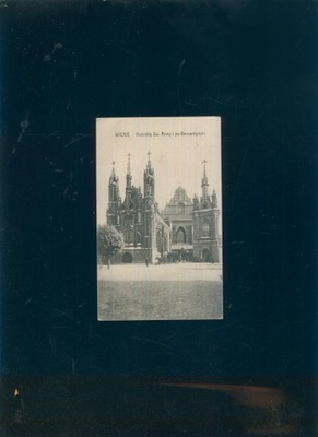 Wilno; Kościoły św. Anny i po-Bernardyński; ok 1912