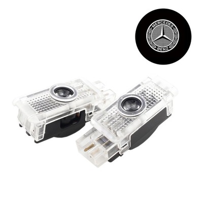 2 PIEZAS MERCEDES-BENZ W203 W208 W209 LOGOTIPO PROYECTOR  