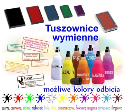 Tuszownice wkłady wymienne WAGRAF Polan 7 - kolory