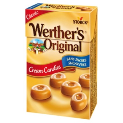 Cukierki Werther's Original śmietankowe bez cukru
