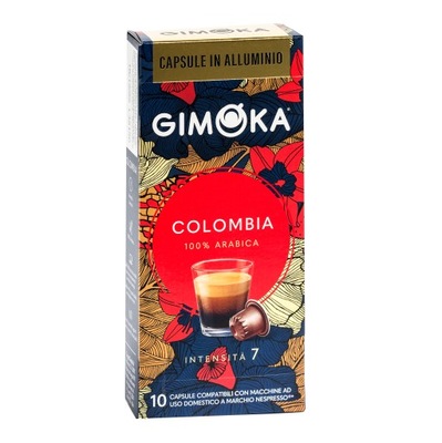Kapsułki nespresso Gimoka Colombia 100% Arabica 10szt