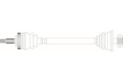 GENERAL RICAMBI ПОЛУОСЬ ПРИВОДНАЯ RICAMBI RE3325 RENAULT MEGANE 1.9TDI