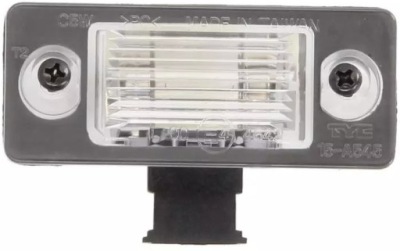 Tyc лампа номерного знака rej. 15-0545-00-2 фото №1