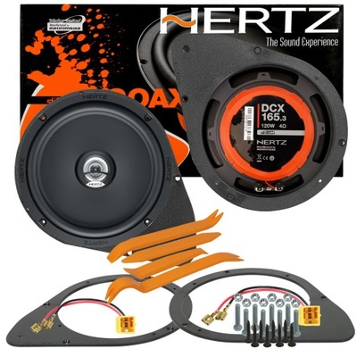 HERTZ DCX165 ALTAVOCES SEAT LEON 1P PARTE DELANTERA I PARTE TRASERA  