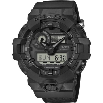 Czarny zegarek Casio G-Shock GA-700BCE-1AER