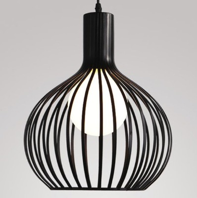 Asanzuo lampa wisząca czarna E27, 28 cm