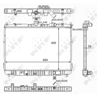 Радиатор wody kia carens ii 02- 2.0 фото №1