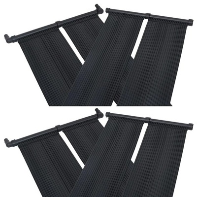 vidaXL Panele solarne do podgrzewania basenu, 4 szt., 80x310 cm