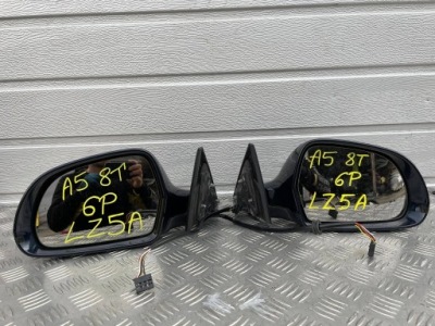 Audi a5 8t дзеркало ліва праве uk lz5a фото №1