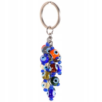 Evil Eyes Key Ring Hanging Bag Ornament Purse 