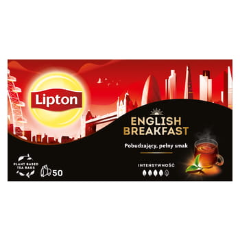 OUTLET Lipton English Breakfast 100 g (50 torebek)