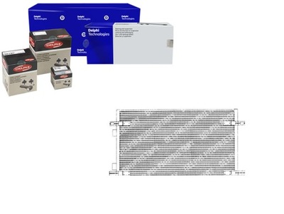 КОНДЕНСАТОР КОНДИЦИОНЕРА RENAULT LAGUNA 94- DELPHI