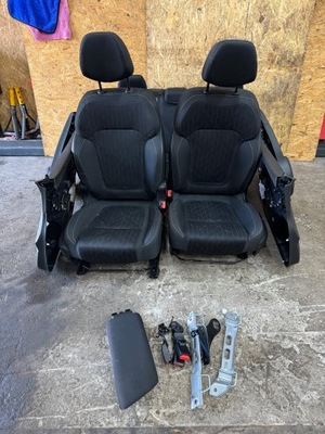 Сидіння сидіння заднє сидіння обшивки renault megane iv комплект фото №1