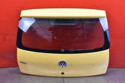 Крышка багажника багажника задняя задняя жёлтая vw fox 3d 05-09 фото №1