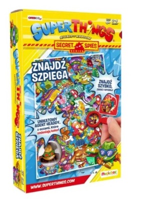 SUPER ZINGS Secret ZNAJDŹ Szpiega Gra Planszowa