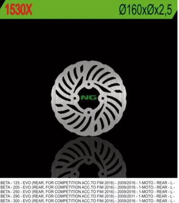 ДИСК ТОРМОЗНОЙ SUPERDUKE NG BRAKE DISC NG1565