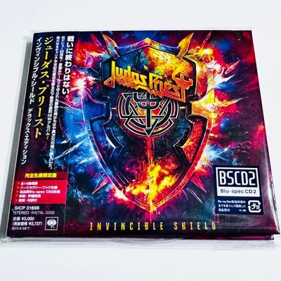 JUDAS PRIEST Invincible Shield Deluxe Edition BSCD2 JAPAN nowa
