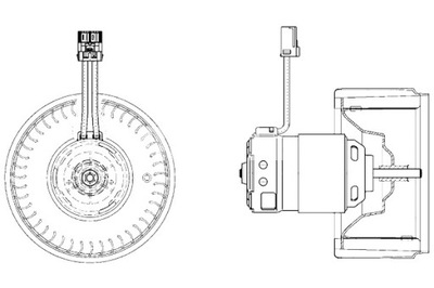 MAHLE VENTILADOR SOPLADORES VOLVO S60 I S80 I V70 II XC70 I XC90 I  