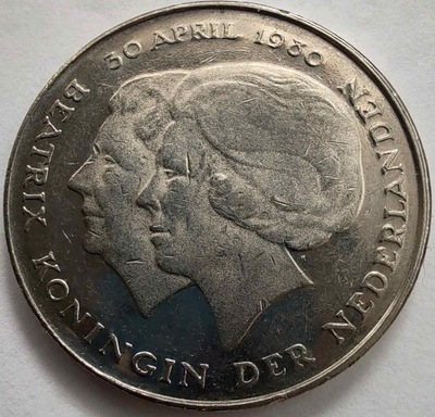 0323 - Holandia 1 gulden, 1980