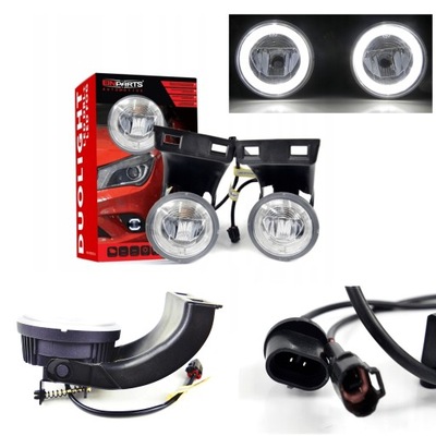 Свет led круглые drl противотуманная фара dodge ram фото №1