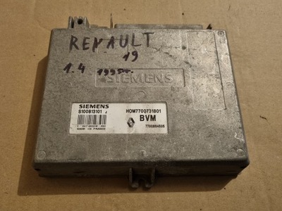 Блок управления бортовой компьютер двигателя renault 19 1.4 фото №1