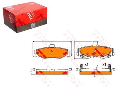 Trw гальмівні колодки гальмівні chevrolet camaro 3.8/5.7 07.9 фото №1