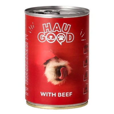 Hau Good Mokra karma z wołowiną dla psa 400 g