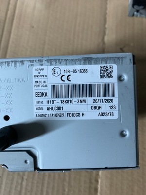 Ford puma mk2 fiesta mk8 радіо navi фото №1