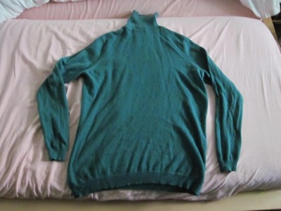 Adagio damski sweter golf 100% kaschmir r L